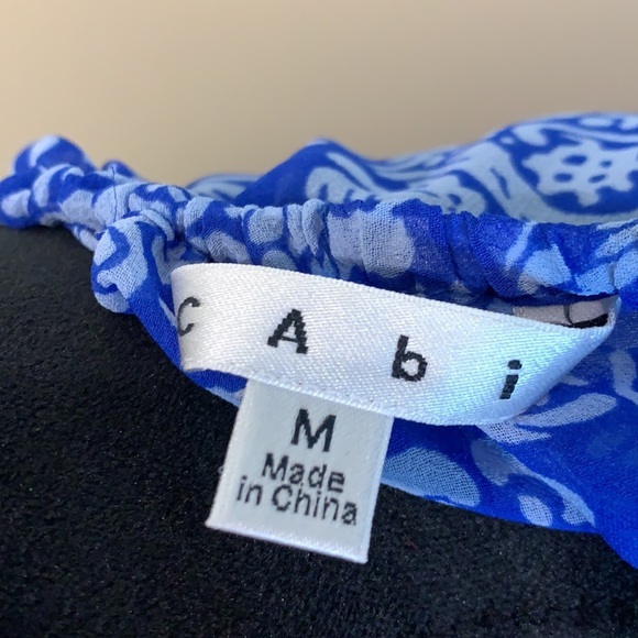 CAbi semi sheer button down top - Picture 5 of 7